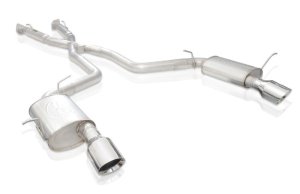 Dodge Durango SRT Performance Exhaust - Stainless Works - Legend Catback with Dual Custom Mufflers and Polished Tips - Polished - `18-`20